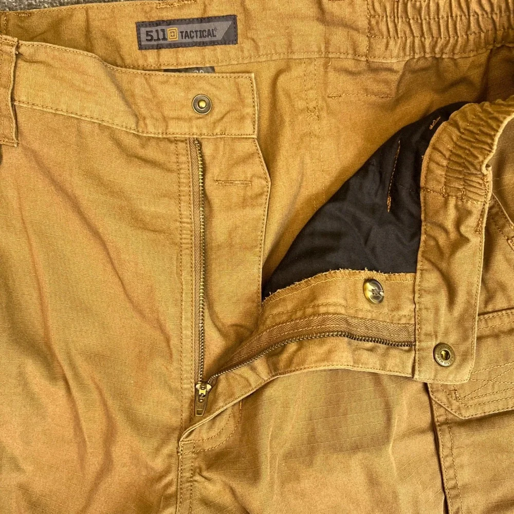 5.11 Tactical‎ Cargo Pants Mens 34x30 Brown Taclite Pro Ripstop Utility Workwear